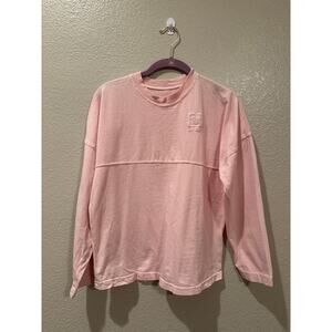 Disney Parks World 
Millennial Pink Sparkle Kids Spirit Jersey K-XL A-S/M